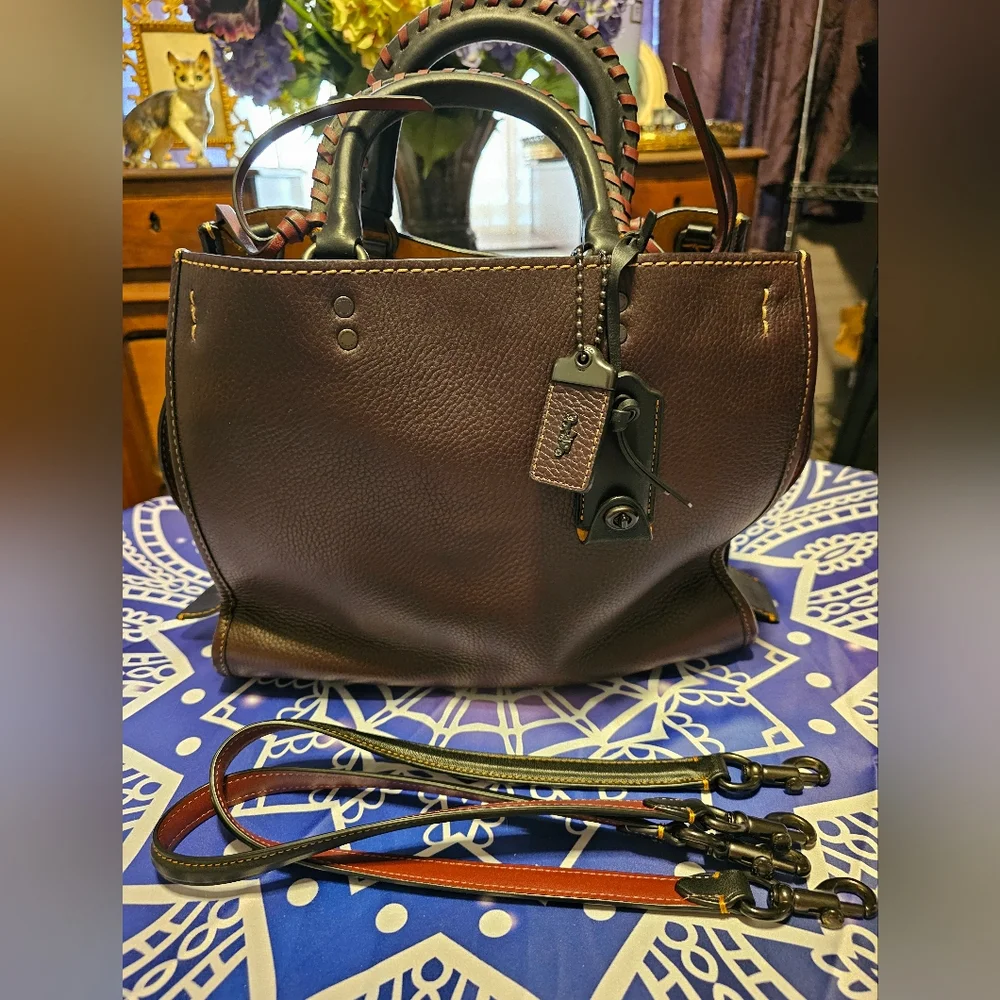 COACH 1941 ROGUE 31 WHIPSTITCH - OXBLOOD NWOT - Picture 1 of 9